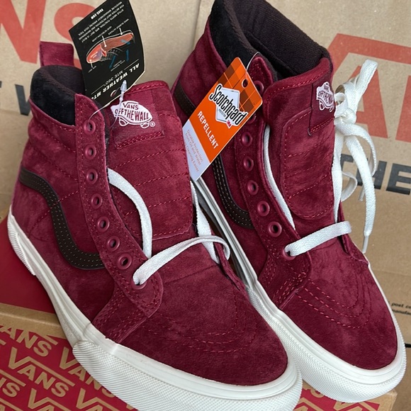 Vans Sk8-Hi MTE Blng Red/Chocolatetrt sneakers WMNS - Picture 7 of 16